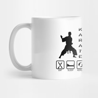 Karate - Eat Sleep Repeat Mug